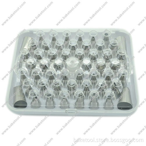 Stainless steel304 55pcs cake decorating nozzles set